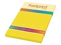 Een Kopieerpapier Fastprint A4 120gr diepgeel 100vel koop je bij Klik Office BV