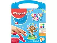 Een Vingerverf Maped Color'Peps My First set á 4 kleuren koop je bij EconOffice