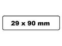 Een Labeletiket Quantore DK-11201 29x90mm adres wit koop je bij Kantoorvakhandel van der Heijde