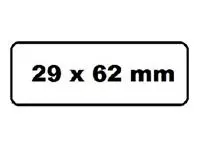 Een Labeletiket Quantore DK-11209 29x62mm adres wit koop je bij Van Hoye Kantoor BV