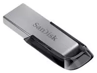 Een USB-stick 3.0 Sandisk Cruzer Ultra Flair 64GB koop je bij MV Kantoortechniek B.V.