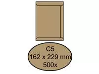 Een Envelop Quantore akte C5 162x229mm bruinkraft 90g/m² 500stuks koop je bij Van Hoye Kantoor BV