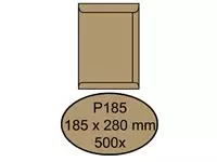 Een Envelop Quantore akte P185 185x280mm bruinkraft 500 stuks koop je bij Van Hoye Kantoor BV
