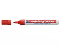 Een Viltstift edding 3000 rond 1.5-3mm rood blister à 4 stuk koop je bij Unimark Office B.V.