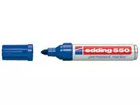 Een Viltstift edding 550 rond 3-4mm blauw koop je bij KantoorProfi België BV