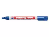 Een Viltstift edding 400 rond 1mm blauw koop je bij L&N Partners voor Partners B.V.