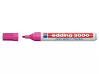 Een Viltstift edding 3000 rond 1.5-3mm roze koop je bij Totaal Kantoor Goeree