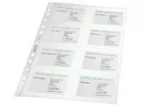 Een Showtas Leitz Premium voor visitekaartjes copy safe PP A4 glashelder 10 stuks koop je bij Ziffo Kantoorcentrum BV