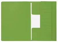 Een Dossiermap Secolor Mammoet folio 3 kleppen 270gr groen koop je bij Goedkope Kantoorbenodigdheden