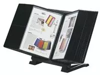 Een Infomanager Flex-O-Frame basis met 10-tassen antraciet/zwart koop je bij EconOffice
