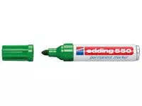 Een Viltstift edding 550 rond 3-4mm groen koop je bij KantoorProfi België BV