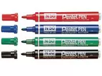 Viltstift Pentel N50 rond 1.5-3mm rood