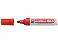 Een Viltstift edding 500 schuin 2-7mm rood koop je bij Unimark Office B.V.