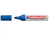 Een Viltstift edding 500 schuin 2-7mm blauw koop je bij EconOffice