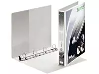 Een Presentatieringband Leitz SoftClick A4 Maxi 4-rings D-mech 25mm wit koop je bij Van Leeuwen Boeken- en kantoorartikelen