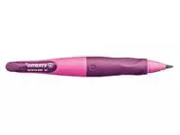 Een Vulpotlood STABILO Easyergo HB 3.15mm linkshandig roze/lila incl puntenslijper blister à 1 stuk koop je bij Van Hoye Kantoor BV