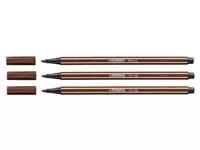 Een Viltstift STABILO Pen 68/45 medium bruin koop je bij Klik Office BV