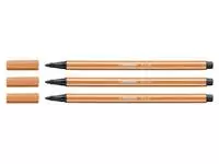 Een Viltstift STABILO Pen 68/89 medium donker oker koop je bij Van Leeuwen Boeken- en kantoorartikelen