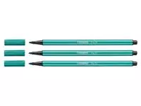 Een Viltstift STABILO Pen 68/51 medium turquoiseblauw koop je bij EconOffice