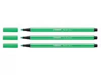 Een Viltstift STABILO Pen 68/033 medium neon groen koop je bij EconOffice
