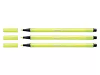 Viltstift STABILO Pen 68/024 medium neon geel