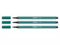 Een Viltstift STABILO Pen 68/53 medium turquoisegroen koop je bij Alles voor uw kantoor