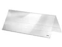 Een Tafelnaambord Sigel TA130 240x90mm 2-zijdig transparant koop je bij EconOffice