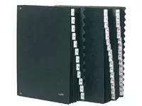 Een Termijnmap Leitz 1-31 + I-XII 270x50x345mm hardboard zwart koop je bij KantoorProfi België BV