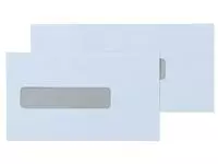 Een Envelop Quantore 109x224mm midden venster 25x110mm 500st koop je bij Goedkope Kantoorbenodigdheden