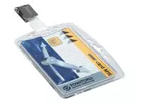 Een Veiligheidspashouder Durable 8005 dicht met clip 54x85mm koop je bij EconOffice