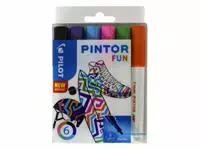 Een Verfstift Pilot Pintor fun fijn assorti etui à 6 stuks koop je bij NiceSupplies.nl