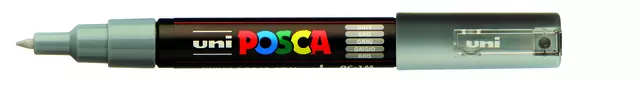 Een Verfstift Posca PC1MC extra fijn grijs koop je bij Totaal Kantoor Goeree