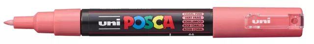 Een Verfstift Posca PC1MC extra fijn koraal koop je bij Van Hoye Kantoor BV