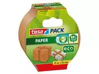 Een Verpakkingstape tesapack® papier ecoLogo® 25mx38mm bruin koop je bij Totaal Kantoor Goeree