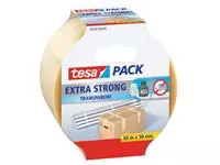 Een Verpakkingstape tesapack® Extra Strong 66mx50mm pvc transparant koop je bij EconOffice