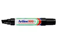 Een Viltstift Artline 100 schuin 7.5-12mm zwart koop je bij Goedkope Kantoorbenodigdheden