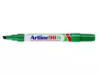 Een Viltstift Artline 90 schuin 2-5mm groen koop je bij EconOffice