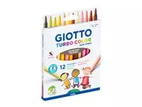 Een Viltstift Giotto Turbo Color skin tones 12 stuks koop je bij L&amp;N Partners voor Partners B.V.