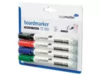 Een Viltstift Legamaster TZ 100 whiteboard rond 1.5-3mm assorti blister à 4 stuks koop je bij L&amp;N Partners voor Partners B.V.