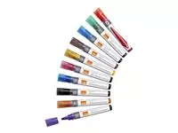 Een Viltstift Nobo whiteboard Liquid ink rond assorti 3mm 10stuks koop je bij L&amp;N Partners voor Partners B.V.