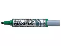 Een Viltstift Pentel MWL5M Maxiflo whiteboard rond 3mm groen koop je bij Van Leeuwen Boeken- en kantoorartikelen