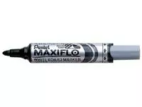Een Viltstift Pentel MWL5M Maxiflo whiteboard rond 3mm zwart koop je bij Van Hoye Kantoor BV