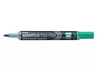 Een Viltstift Pentel MWL5SBF Maxiflo whiteboard rond 1.5-4.5mm groen koop je bij EconOffice