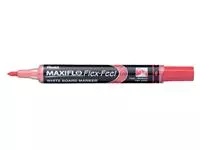 Een Viltstift Pentel MWL5SBF Maxiflo whiteboard rond 1.5-4.5mm rood koop je bij Van Leeuwen Boeken- en kantoorartikelen