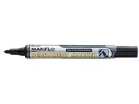Een Viltstift Pentel NLF50 Maxiflo rond 1mm zwart koop je bij Kantoorvakhandel van der Heijde