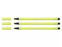 Een Viltstift STABILO Pen 68/024 medium neon geel koop je bij KantoorProfi België BV