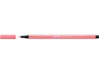 Een Viltstift STABILO Pen 68/040 medium neon rood koop je bij L&amp;N Partners voor Partners B.V.