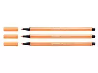 Een Viltstift STABILO Pen 68/054 medium neon oranje koop je bij L&amp;N Partners voor Partners B.V.