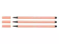 Een Viltstift STABILO Pen 68/26 medium apricot koop je bij Van Leeuwen Boeken- en kantoorartikelen