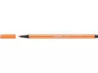 Een Viltstift STABILO Pen 68/30 medium vermiljoen koop je bij Van Leeuwen Boeken- en kantoorartikelen